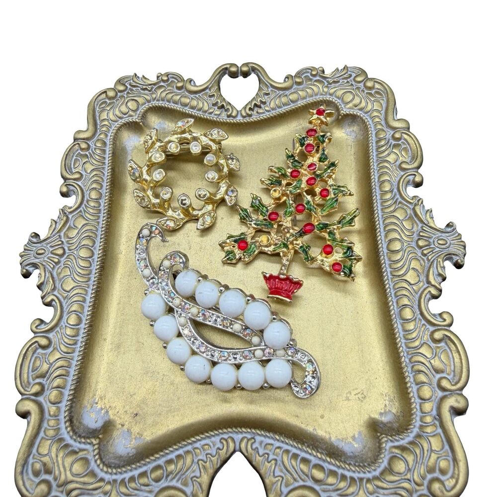 Vintage Brooch Lot: Jewelry Crafting, Repurposing